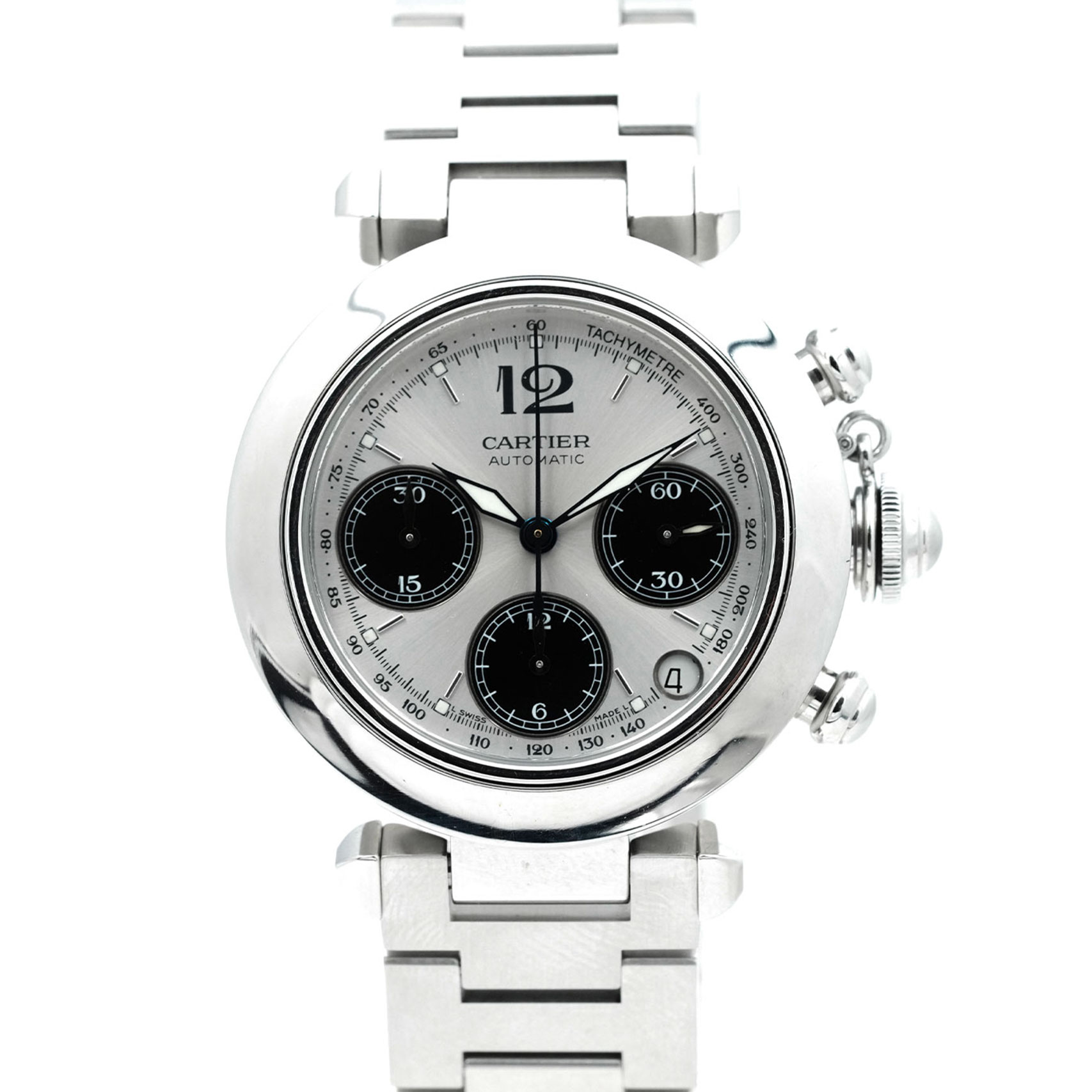 Cartier Pasha C Chronograph Ref. 2412 – Cartier box – Like new