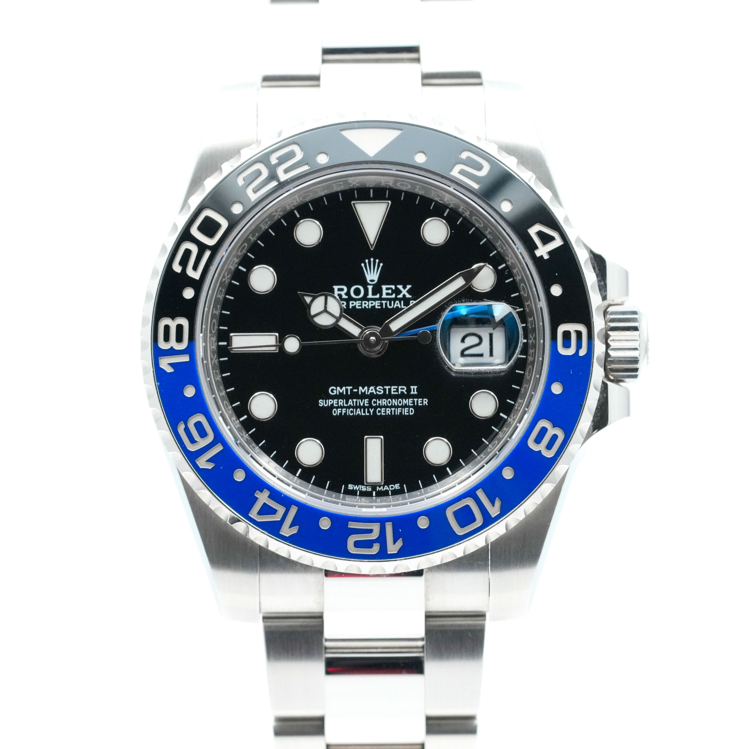 Rolex GMT-Master II “Batman” Ref. 116710BLNR – Unpolished – Full set – From 2018